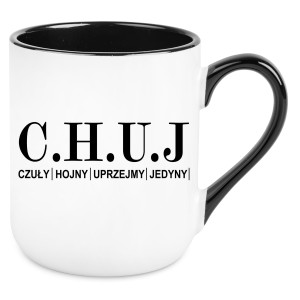 KUBEK C.H.U.J PREZENT DLA CHŁOPAKA PRZYJACIELA URODZINY 330ml + OPAKOWANIE