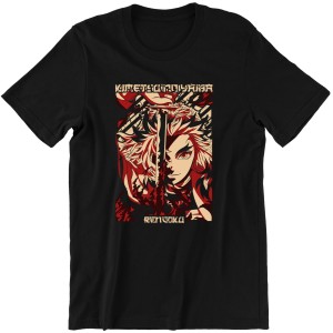RENGOKU KOSZULKA MĘSKA DEMON SLAYER ANIME PREZENT