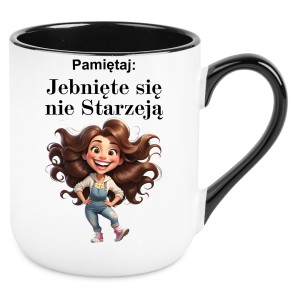 KUBEK JEBNI*TE SIĘ NIE STARZEJĄ zabawny ŚMIESZNY PREZENT + OPAKOWANIE