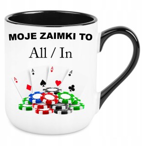 KUBEK MOJE ZAIMKI TO All/In Kasyno zabawny PREZENT URODZINY + OPAKOWANIE