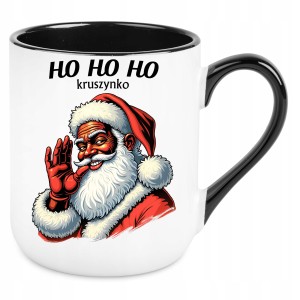 zabawny KUBEK ŚWIĄTECZNY HO HO HO KRUSZYNKO PREZENT ŚWIĘTA 330ml+OPAKOWANIE