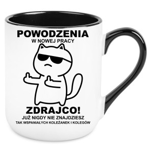 KUBEK NA POŻEGNANIE ODEJŚCIE KOLEŻANKI KOLEGI Z PRACY NA PREZENT 330ml