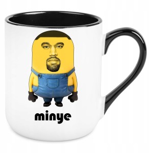 KUBEK MINYE KANYE WEST minionki zabawny PREZENT URODZINY 330 ml +OPAKOWANIE