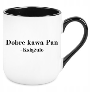 KUBEK DOBRE KAWA PAN KSIĄŻULO zabawny PREZENT URODZINY ŚWIĘTA 330 ml