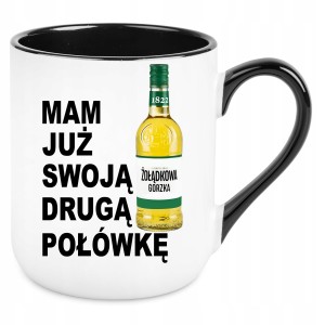 KUBEK MAM JUŻ SWOJĄ DRUGĄ POŁÓWKĘ zabawny PREZENT URODZINY + OPAKOWANIE