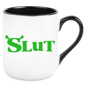 KUBEK SLUT SHREK ZABAWNY ŚMIESZNY PREZENT URODZINY 330ml + OPAKOWANIE