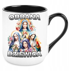 KUBEK ODDANA DZIEWICA śmieszny zabawny PREZENT URODZINY 330ml + OPAKOWANIE