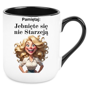 KUBEK JEBNI*TE SIĘ NIE STARZEJĄ zabawny ŚMIESZNY PREZENT + OPAKOWANIE