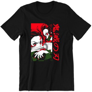 TANJIRO NEZUKO KOSZULKA DEMON SLAYER ANIME PREZENT