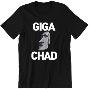 GIGA CHAD TIKTOK MEM MĘSKA ZABAWNA KOSZULKA S-5XL