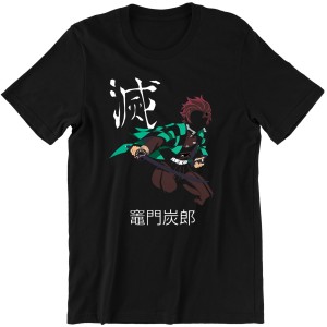 DEMON SLAYER MĘSKA KOSZULKA TANJIRO KAMADO PREZENT
