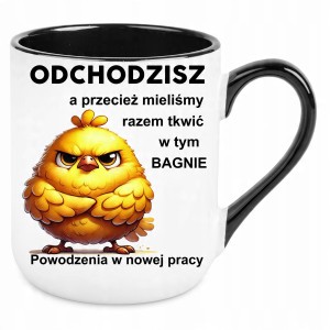 KUBEK ELEGANT PREZENT POŻEGNANIE Z PRACY ODEJŚCIE Z PRACY Piskle ODCHODZISZ